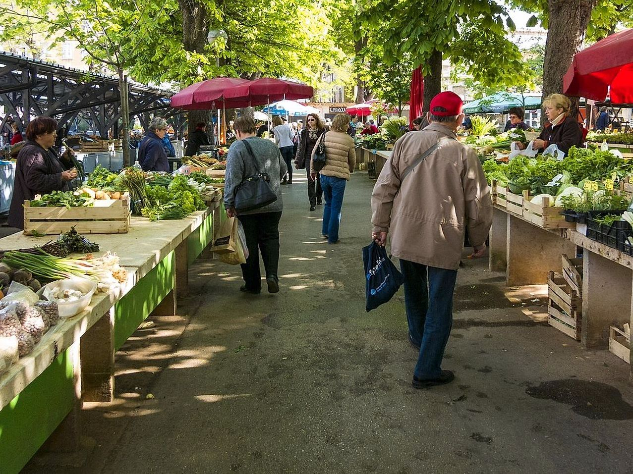 Safra sazonal no mercado rural